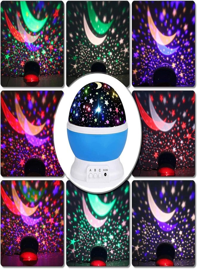 QIMIT Star Master Galaxy Night Projector Lamp Ceiling Led Light 360 Degree Rotating Colorful Lights Starry Space Projection Home Decoration Design, Gift for Kids Boy &Girl (Blue) - Image 2